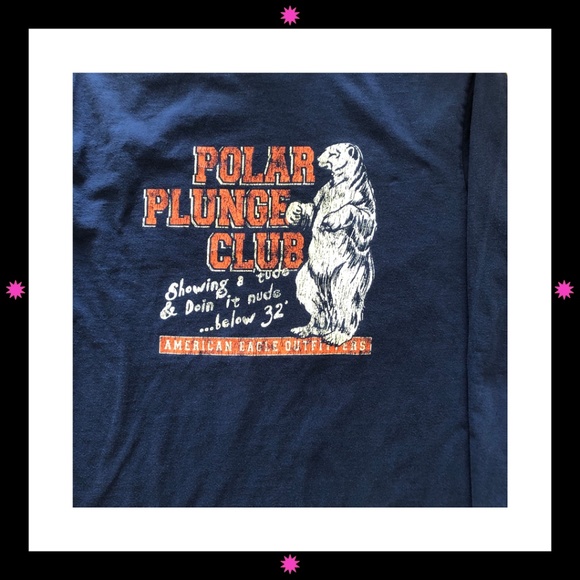 MEN'S LONG SLEEVE T-SHIRT BY AMERICAN EAGLE MEDIUM - Picture 5 of 8